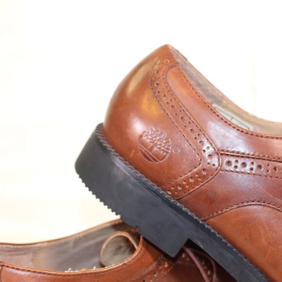 Timberland Men’s Brown Leather Brogue Oxford Shoes Size 10M main image 4